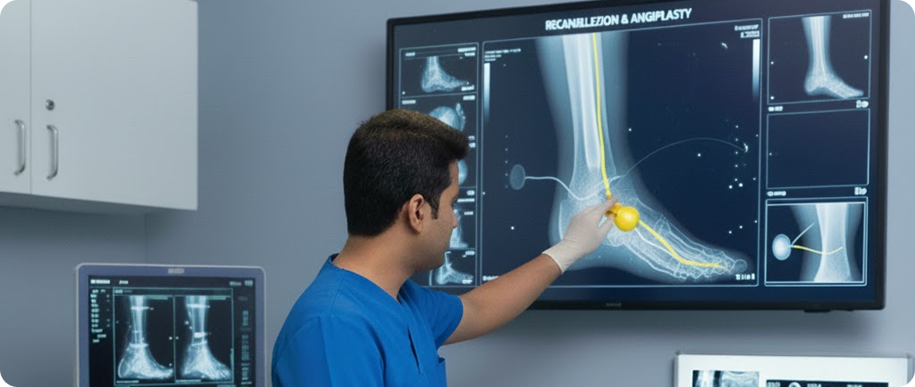 Step 3: Angiogram: Visualising the Blockage